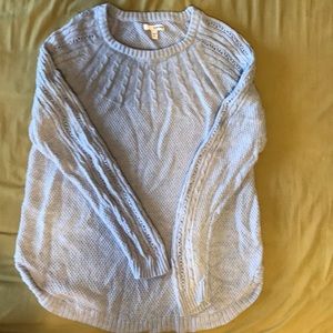 Light blue sweater. Worn once